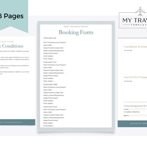 Travel Agency Booking Form Template Travel Agency Terms Conditions Travel Agency Booking Form Template Travel Agency Terms Conditions