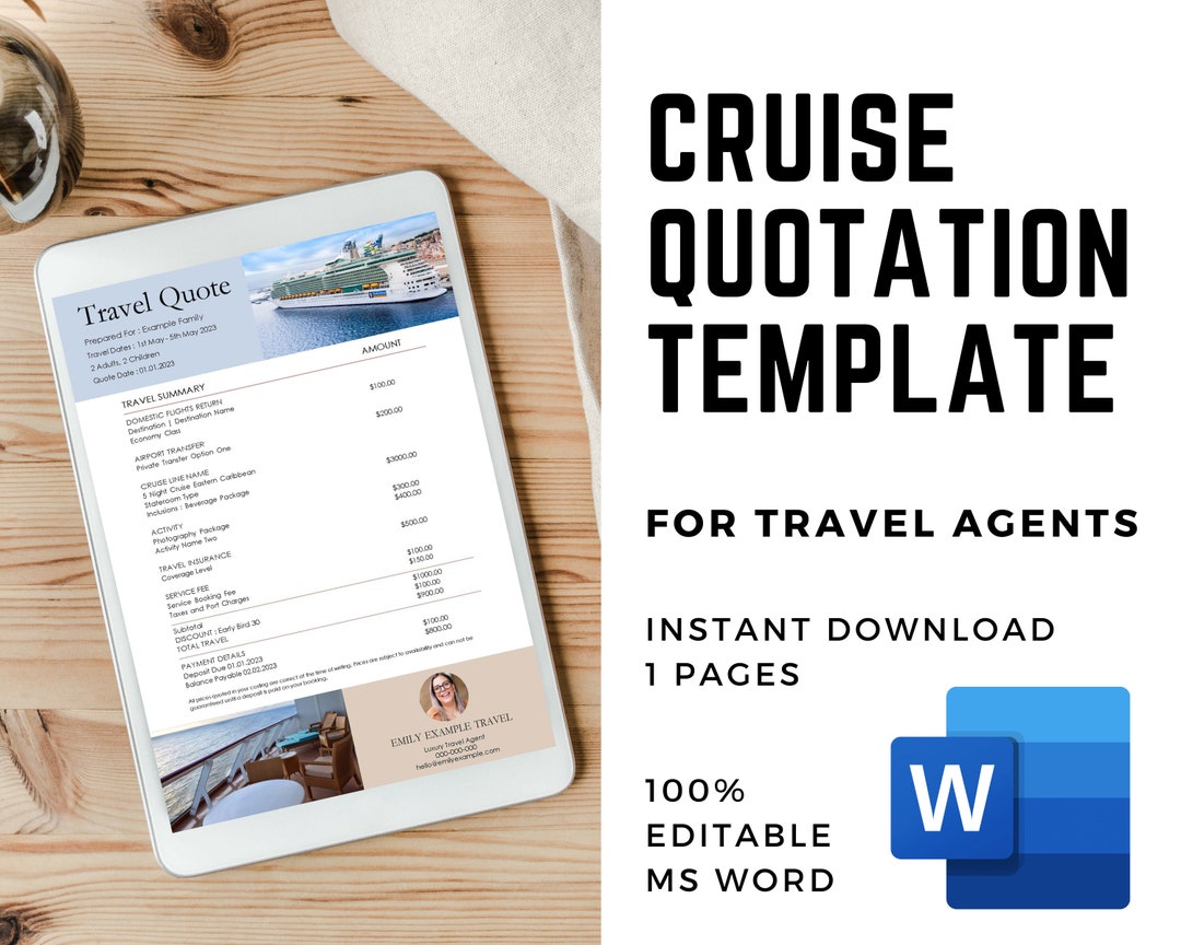 Cruise Quotation Template Word Travel Quotation Template Word All Cruise Quotation Template Word Travel Quotation Template Word All
