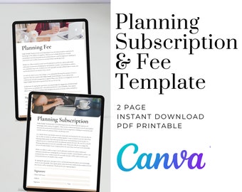 Travelagent template, Travelagency, Travelagency form, Planning Fee Template