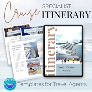 Travelagent, Travelagency, Travelagent Template, Cruise Itinerary, Travel Agent Cruise, Travelagent itinerary