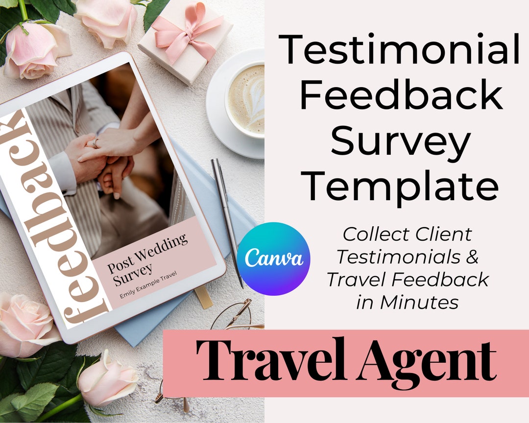 Travel Agent Questionnaire for Clients Testimonial Request Travel