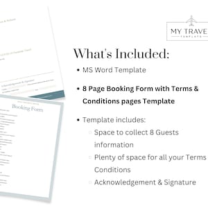 Travel Agency Booking Form Template Travel Agency Terms Conditions Travel Agency Booking Form Template Travel Agency Terms Conditions