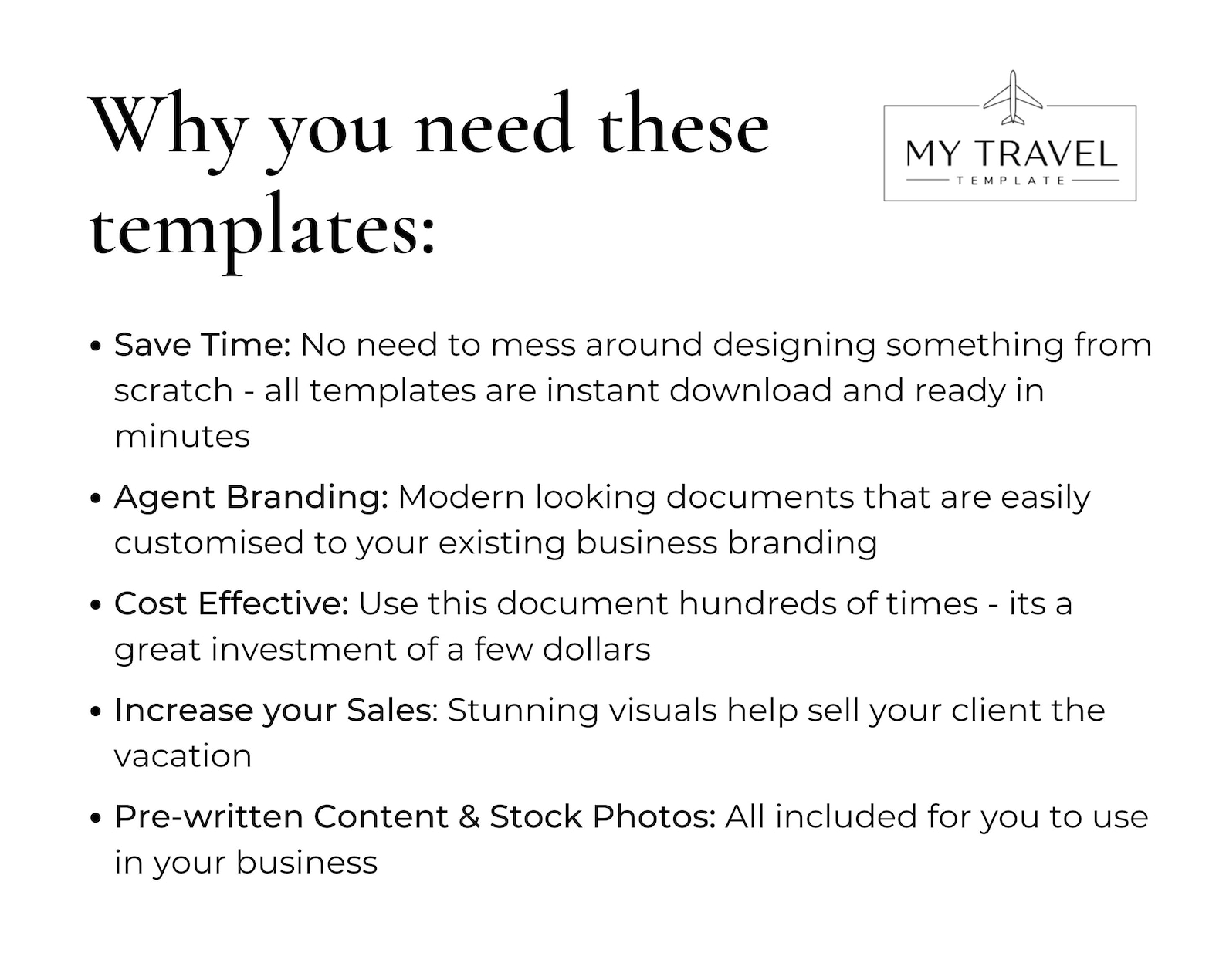 Travel Agency Booking Form Template Travel Agency Terms & Etsy