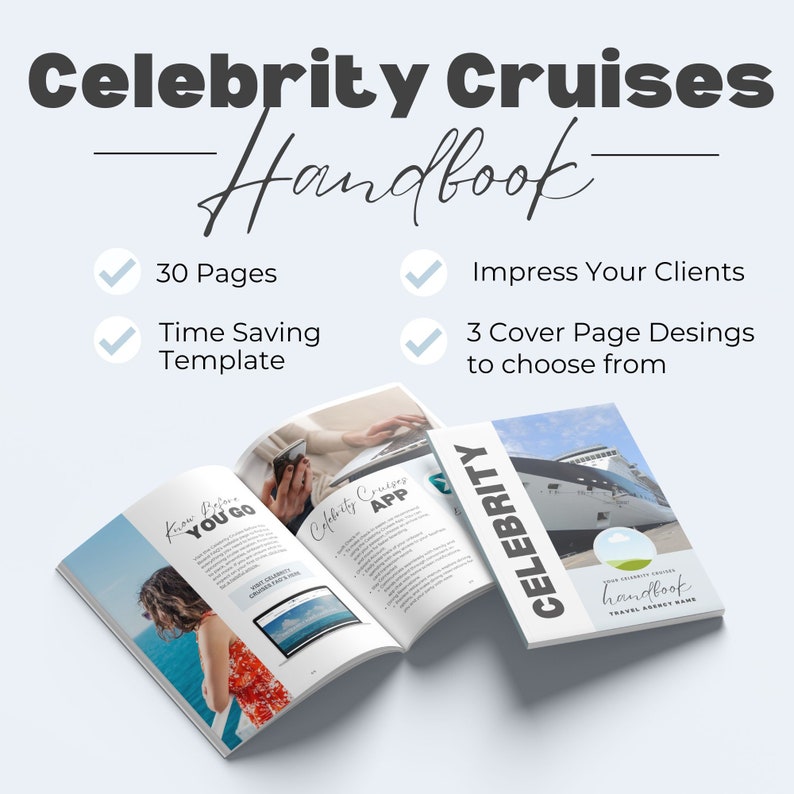 Celebrity Cruise Guide for Travel Agents | Editable Canva Client ...