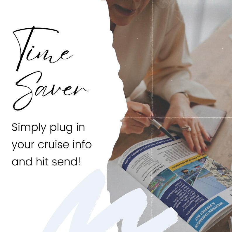 Royal Caribbean cruise marketing template for travel agents, time saving Canva flyer designed for fast client follow up.