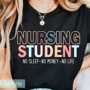 NURSING Student - Ready to Press DTF Transfers - Direct to Film Transfers - DTF Print