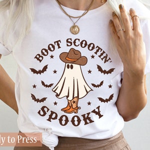 Boot Scootin Spooky - Ready to Press DTF Transfers - Direct to Film Transfers - DTF Print