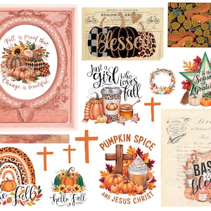 Bible journaling printable, Autumn Ephemera-1, Journaling, Bible Study, Christian Digital, Scripture Writing, Faith Art