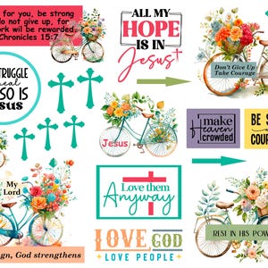 Bible Journaling Printable: Christian Scripture Art (Digital Download)