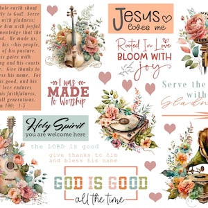 Christian Faith Bible journaling printable, Psalm 100, Serve the Lord with Gladness, Prayer Journaling, Bible Study, Scripture Writing