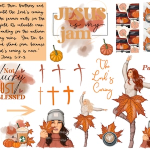 Fall Bible Journaling Printable: Christian Faith Art (Digital Download)