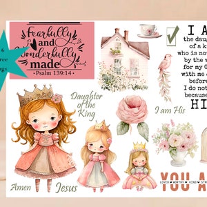 Bible Journaling Printable: Psalm 139-14 Scripture Art (Digital Download)