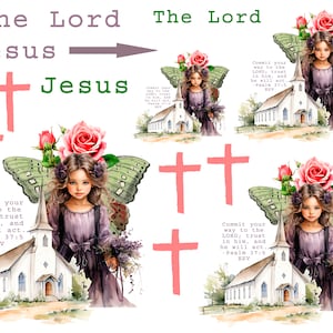 Psalm 37.5 Bible Journaling Collage Pages (Digital Download)