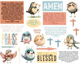 Bibel Journaling Printable, Psalm 149 Singe dem Herrn, Christian PDF Printable