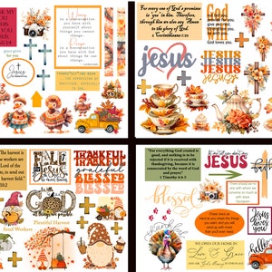 Bible journaling printable, Fall Set 3 of 4 pages, Prayer Journaling, Bible Study, Christian Digital, Scripture Writing, Faith Art