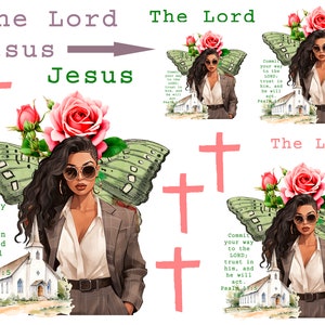 Psalm 37.5 Bible Journaling Collage Pages: Christian Digital (PDF)
