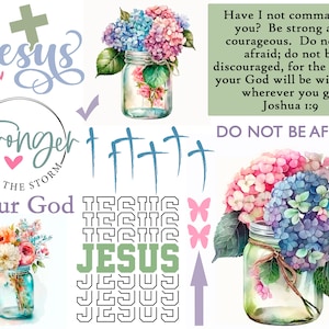 Bible journaling printable, Be strong Joshua 1:9, Prayer Journaling, Bible Study, Christian Digital, Scripture Writing, Faith Art