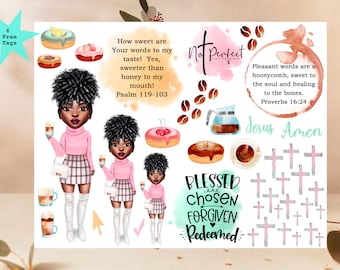 Bible Journaling Printable: Proverbs, Psalm, Prayer (Digital Download)