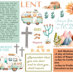 Christian Lent Bible Journaling printable, Matthew 4:1-5, Prayer Journaling, Bible Study, Scripture Writing, Faith Art