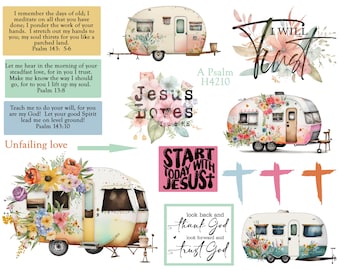 Psalm 143 Bible Journaling Printable: Trusting the Lord (PDF Download)