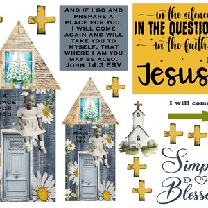 Bible journaling printable, John 14:3, Place for you, Prayer Journaling, Bible Study, Christian Digital, Scripture Writing, Faith Art