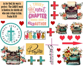 Christian Bible Journaling Printable: Scripture Writing & Faith Art (PDF)
