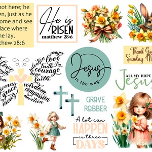 Easter Christian bible journaling digital printable pagers, bible journaling, bible study, Christian Digital