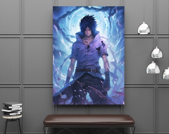 Affiche / Toile montée sur châssis /  Impression de haute qualité sur toile / Décoration murale - personnage anime manga