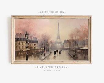 Paris Spring Oil Painting for Samsung Frame TV (Digital Download)