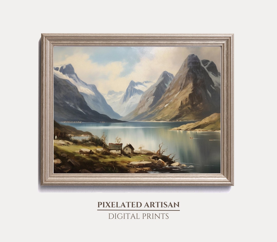 Memories of Northern Summer. Antique Swedish Oil Painting.