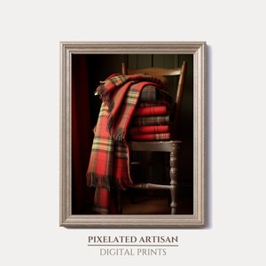 Arte para impressão dos Tartans escoceses | Download Digital Instantâneo | arte de parede xadrez escocesa | Decoração de casa e escritório