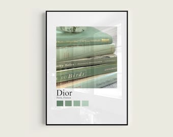 Deluxe Green High End Fashion Print, Luxury Designer Hype Beast Wall Poster Art, Chic Classy Stylish Vintage Minimalist, Digital Download