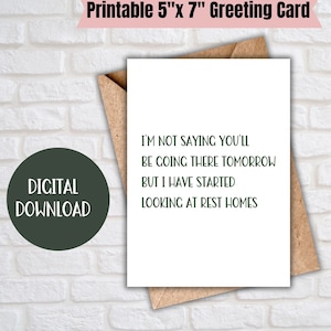 Carte de fête des mères drôle, imprimable carte de fête des mères, carte à téléchargement immédiat, carte de maman, carte pour maman, carte d'insulte, carte d'anniversaire drôle papa