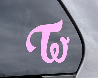 Twice Logo car window decal