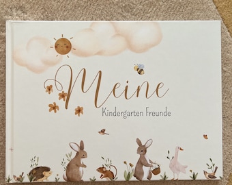 Personalisiertes Freundebuch für Kindergarten/ Kita Kinder