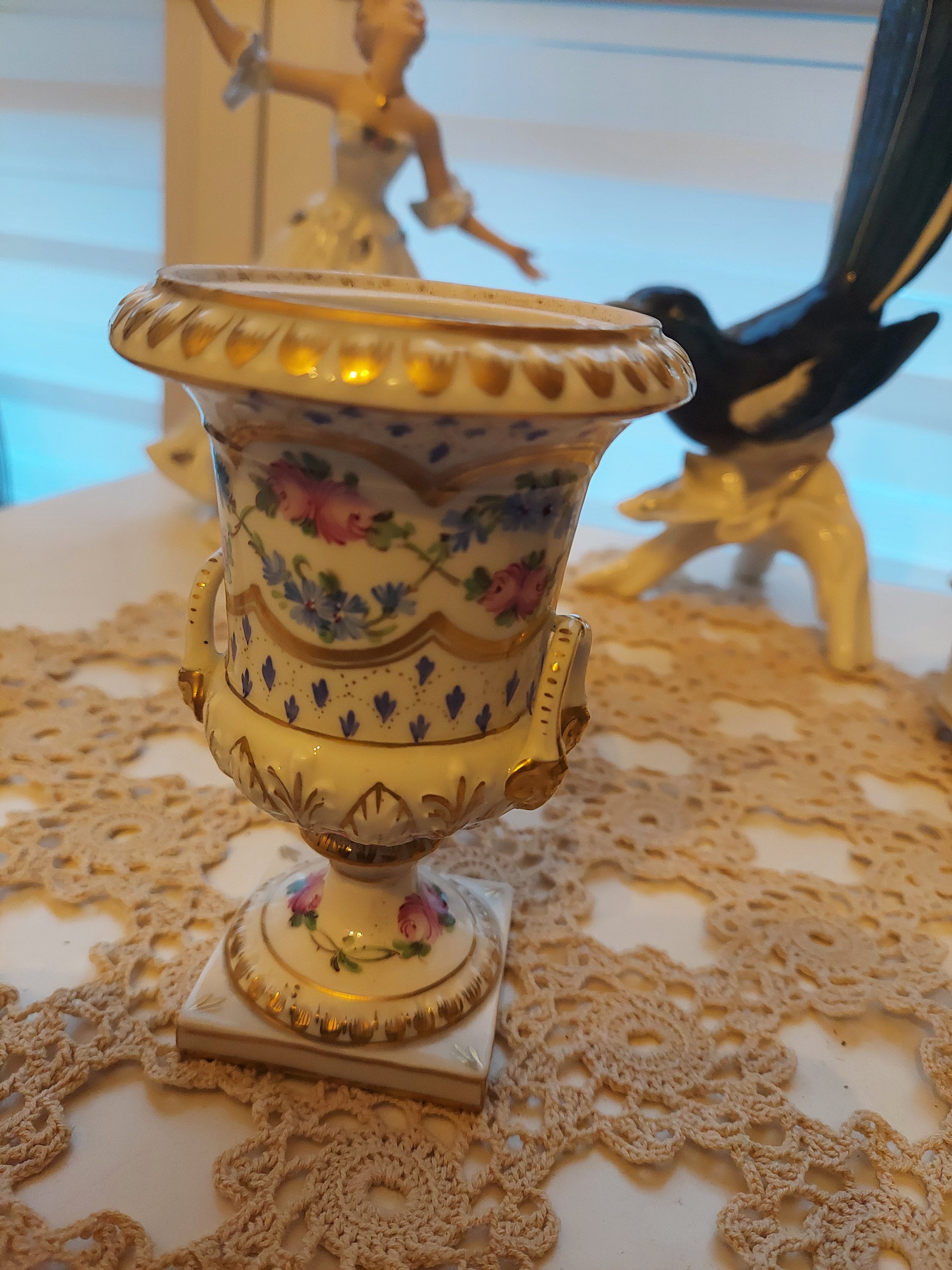 Antique dresden vase - Etsy 日本 Antique dresden vase - Etsy 日本