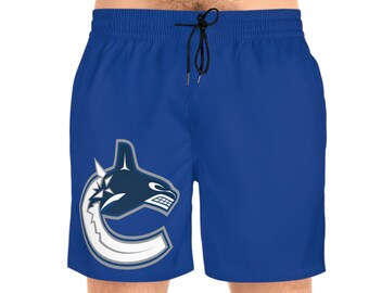 Vancouver Canucks Swim Trunks, Canucks Swim Shorts, Canucks Boardshorts, Canucks Swim wear, NHL Clothing, Ice Hockey Clothing