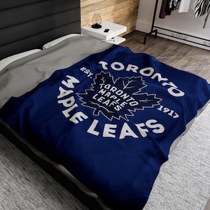 Toronto Maple Leafs Decke, Maple Leafs Leichte Samtdecke, Maple Leafs Decke, Maple Leafs Teppich, Maple Leafs Fan Geschenk, NHL