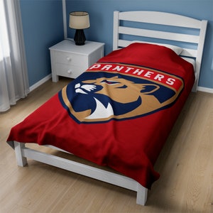 Florida Panthers Blanket, Panthers Velveteen Light Blanket, Panthers Throw Blankets, Panthers Rug, Panthers Fan Gift, Ice Hockey Blanket