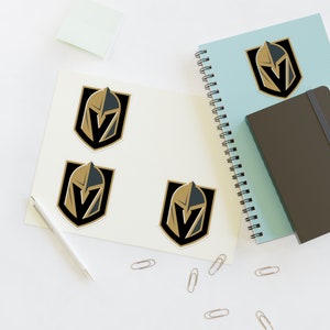 Vegas Golden Knights Sticker Sheet, Golden Knights, Ice Hockey Stickers, NHL Stickers, Holographic Stickers, White Stickers, Knights Sticker