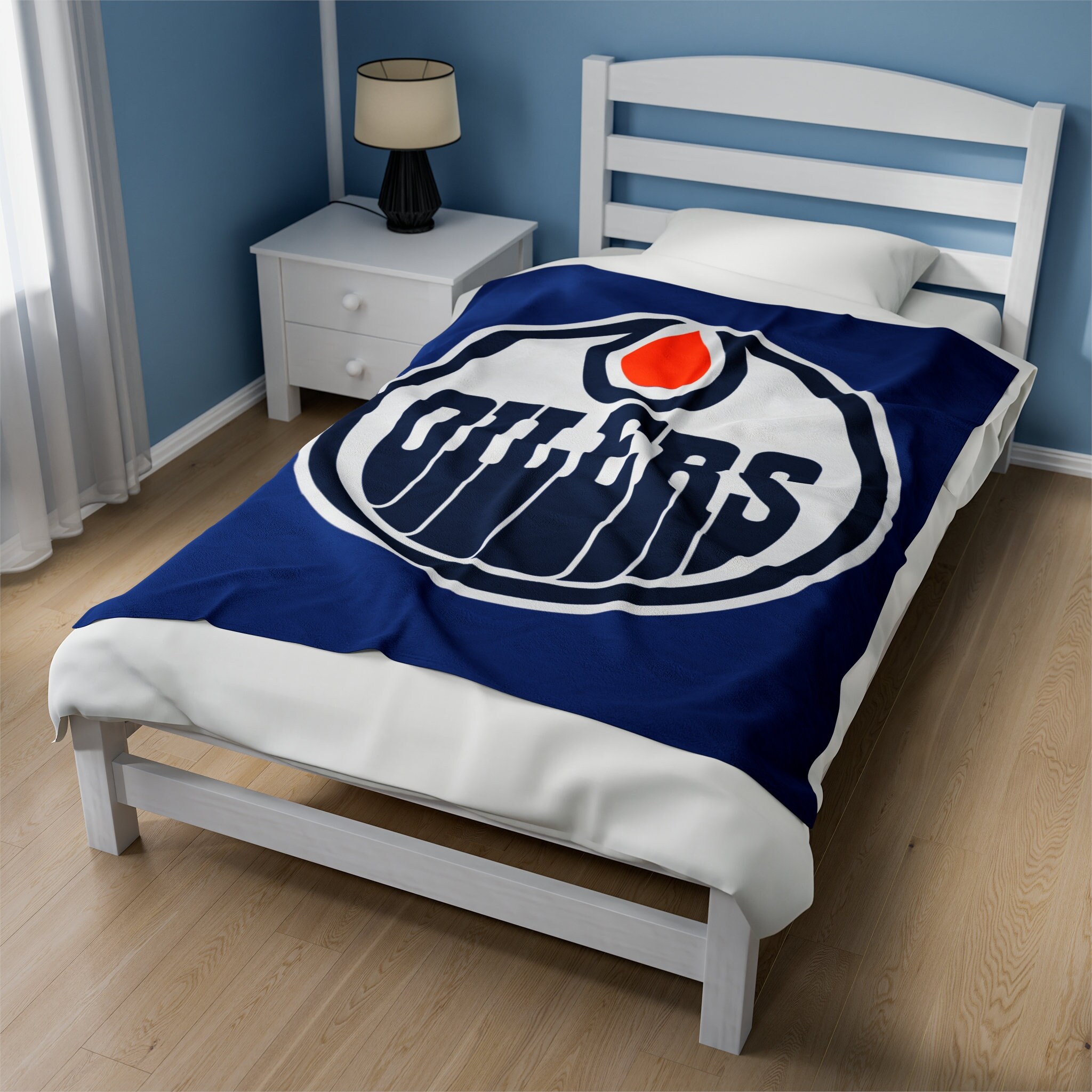Edmonton Oilers Blanket, Oilers Velveteen Light Blanket, Oilers Throw ...
