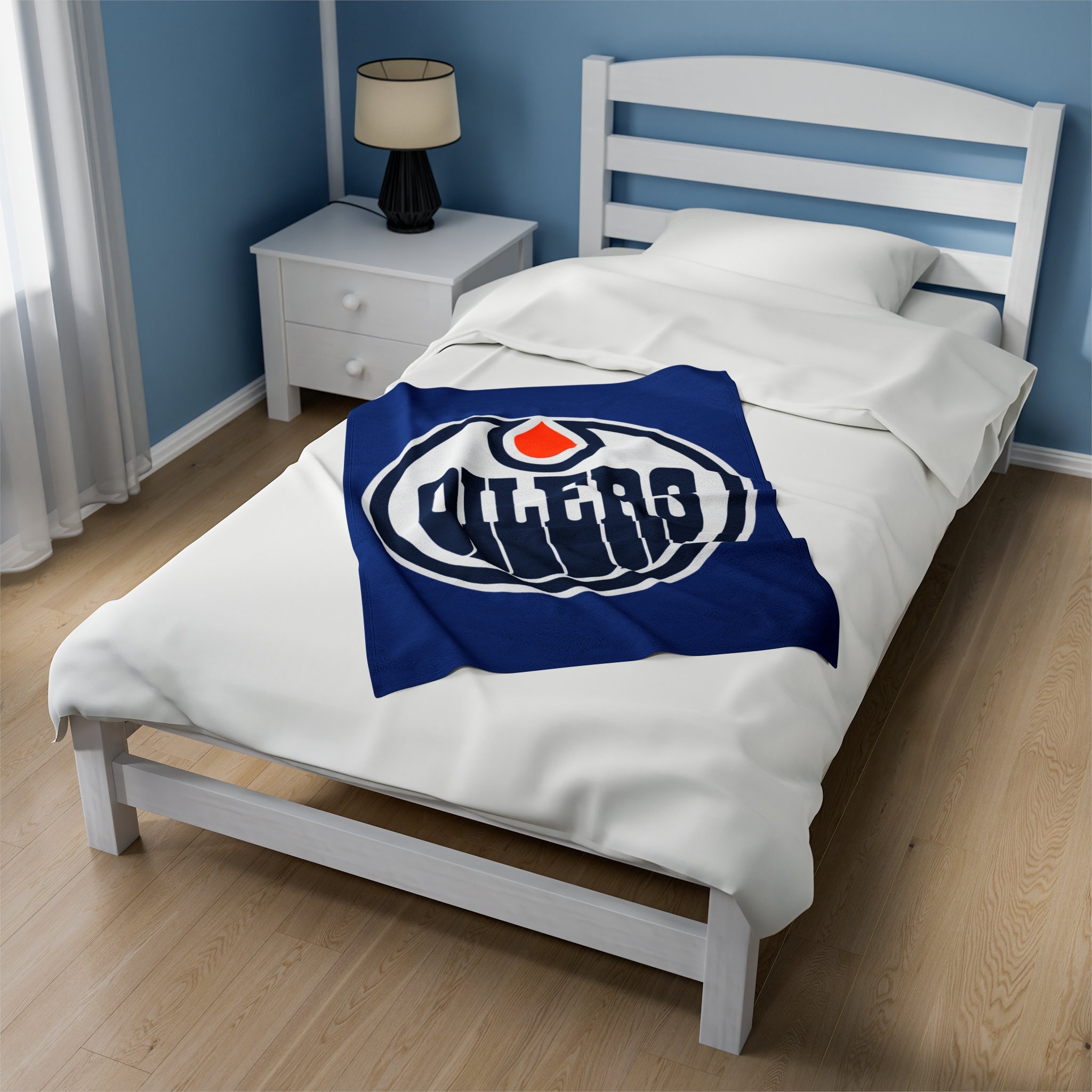 Edmonton Oilers Blanket, Oilers Velveteen Light Blanket, Oilers Throw ...