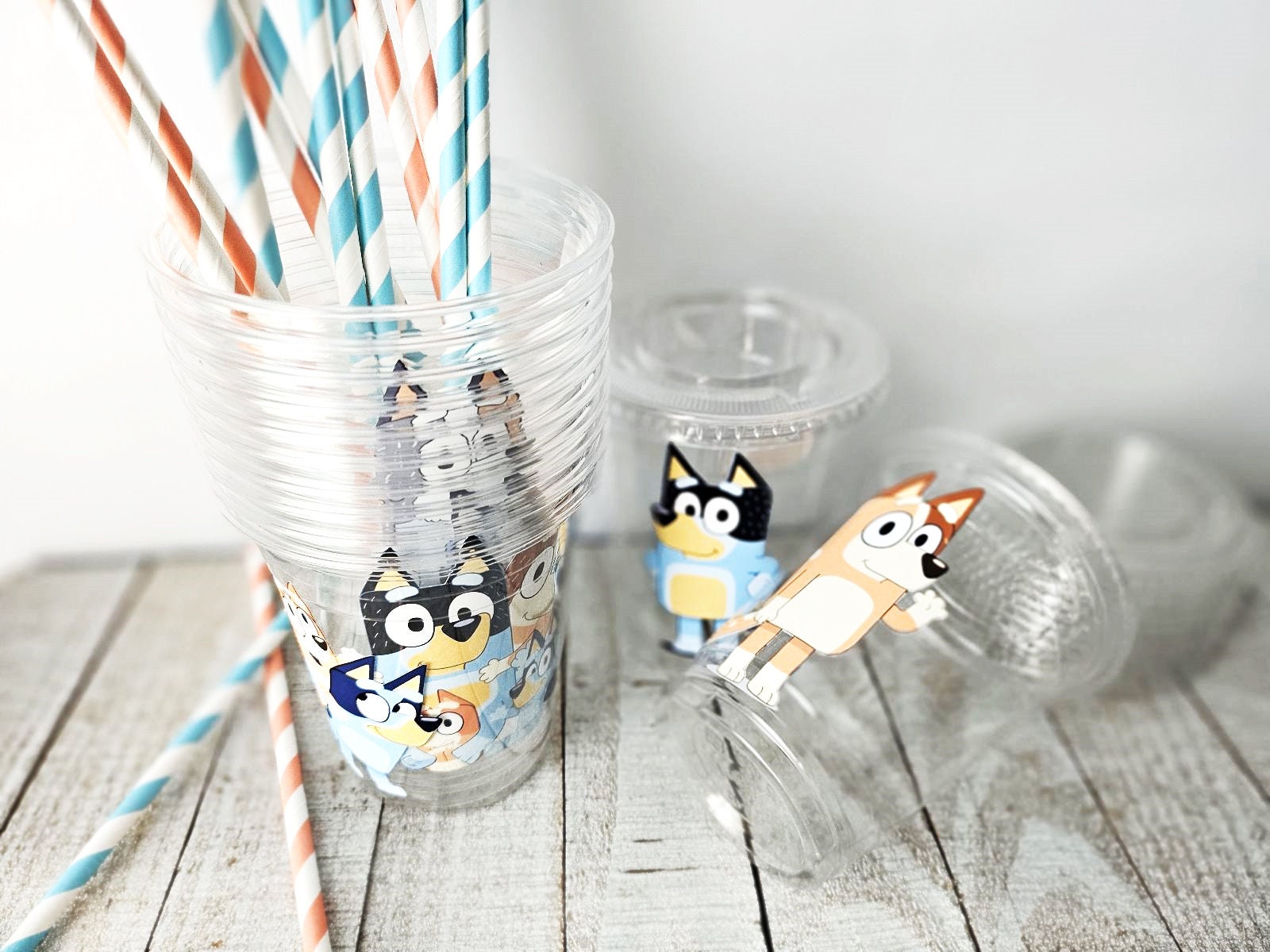 Bluey themed Party Cups Pack of 8s