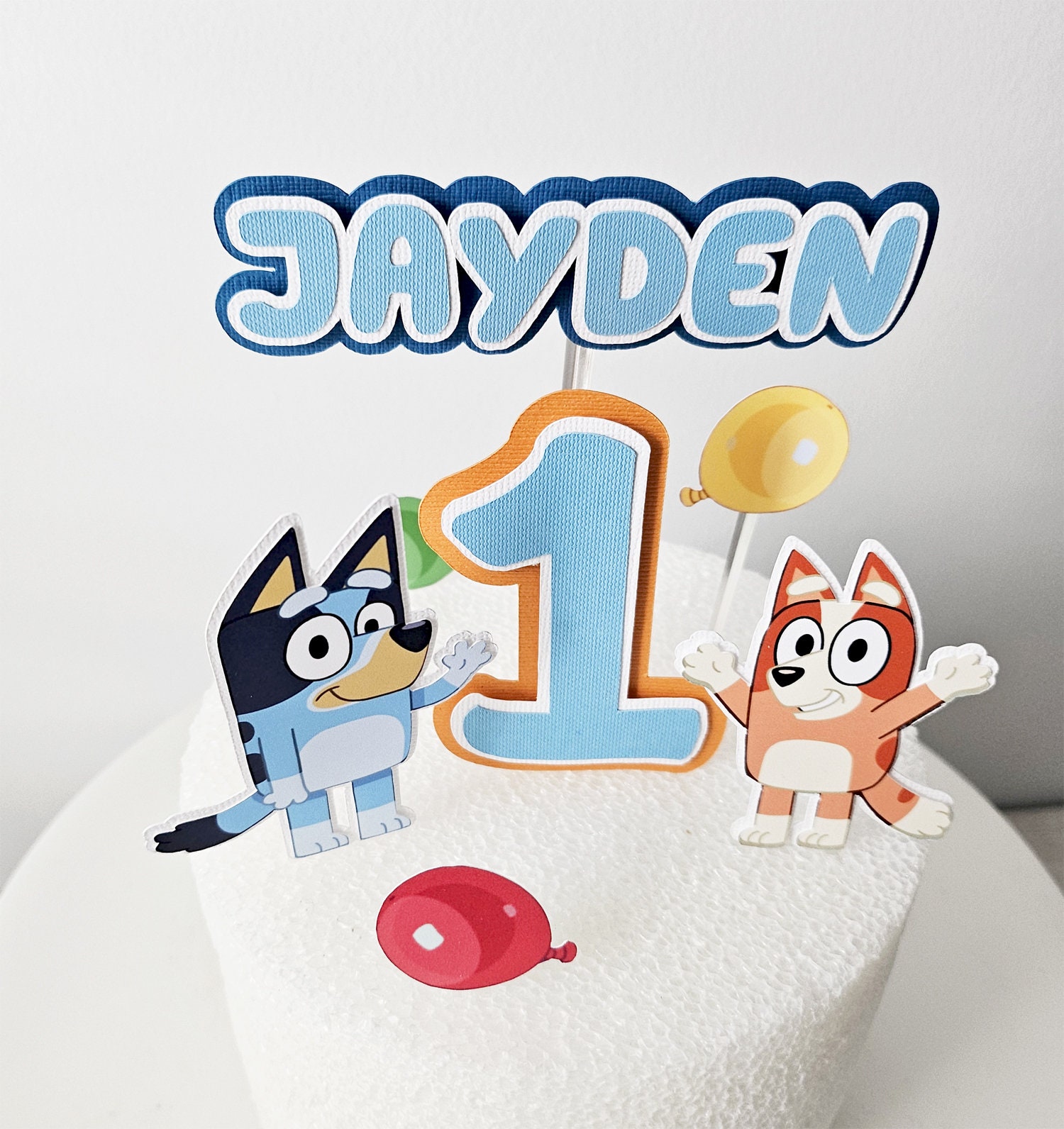 Bluey Cake Topper