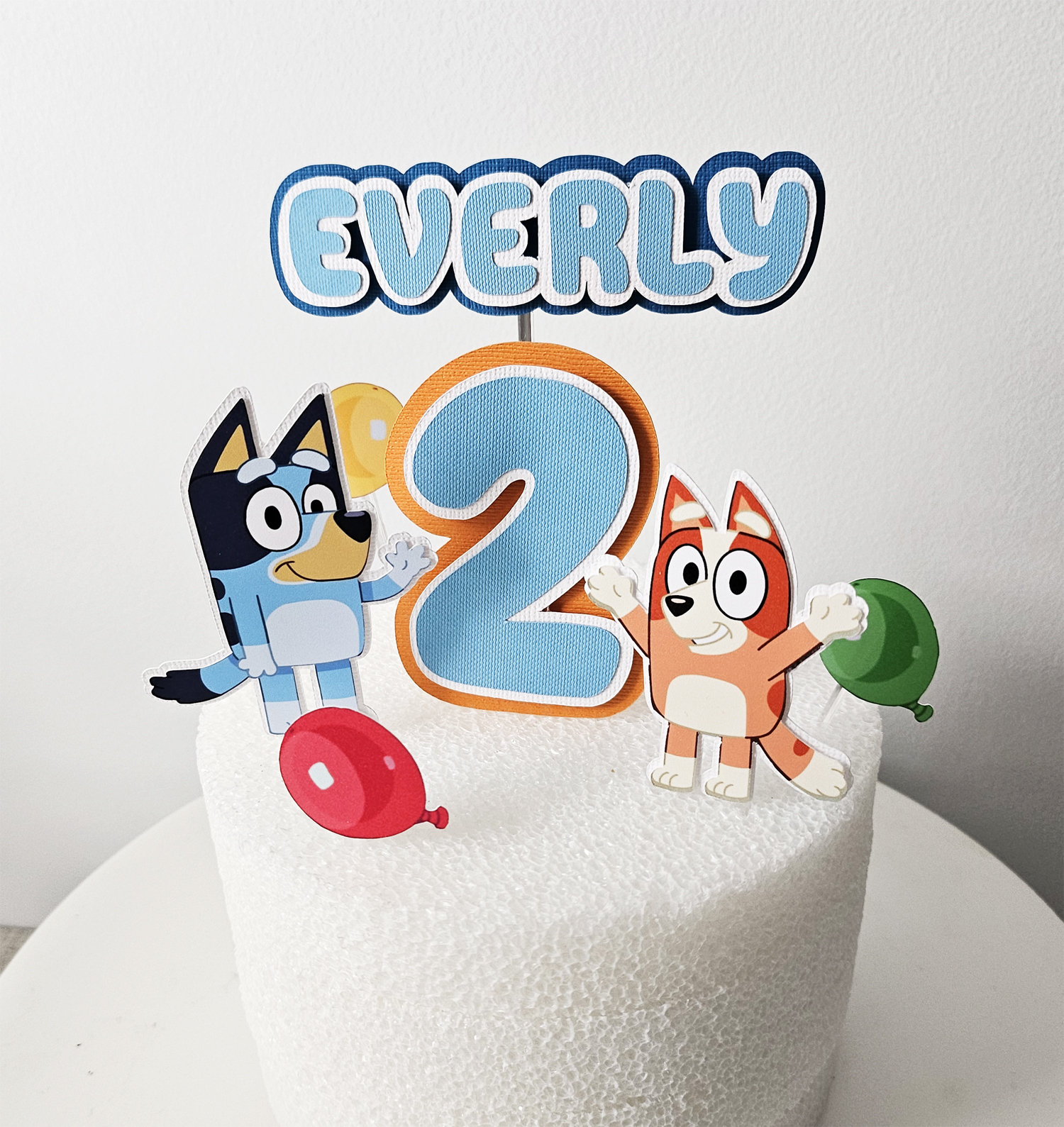 Bluey Cake Topper