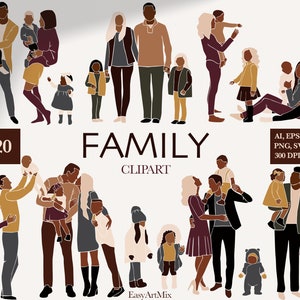 Imágenes prediseñadas de familia SVG, imágenes prediseñadas de padres, imágenes prediseñadas de niños, familia abstracta, imágenes prediseñadas vectoriales familiares, imágenes prediseñadas de madre, imágenes prediseñadas de padre, uso comercial