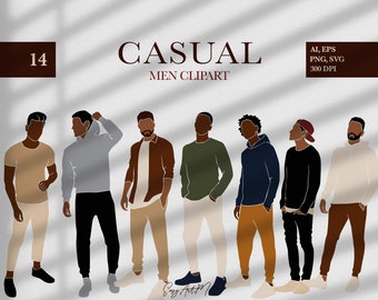 Man clipart, Black man svg, Casual boy PNG, Boss man svg, Sport men clipart, African American man, Abstract male PNG, Commercial use