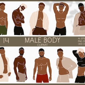 Mann Clipart, Männlicher Körper SVG, Schwarzer Mann PNG, Athletischer Körper, Boss Mann, Sport Männer Clipart, Afroamerikaner, Abstrakt männlich PNG, Männer Illustration