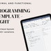 Coding/programming Template Digital Notebook, for Computer Science ...