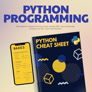 The Beginner Python Programming Cheat Sheet PDF, Aesthetic and ...